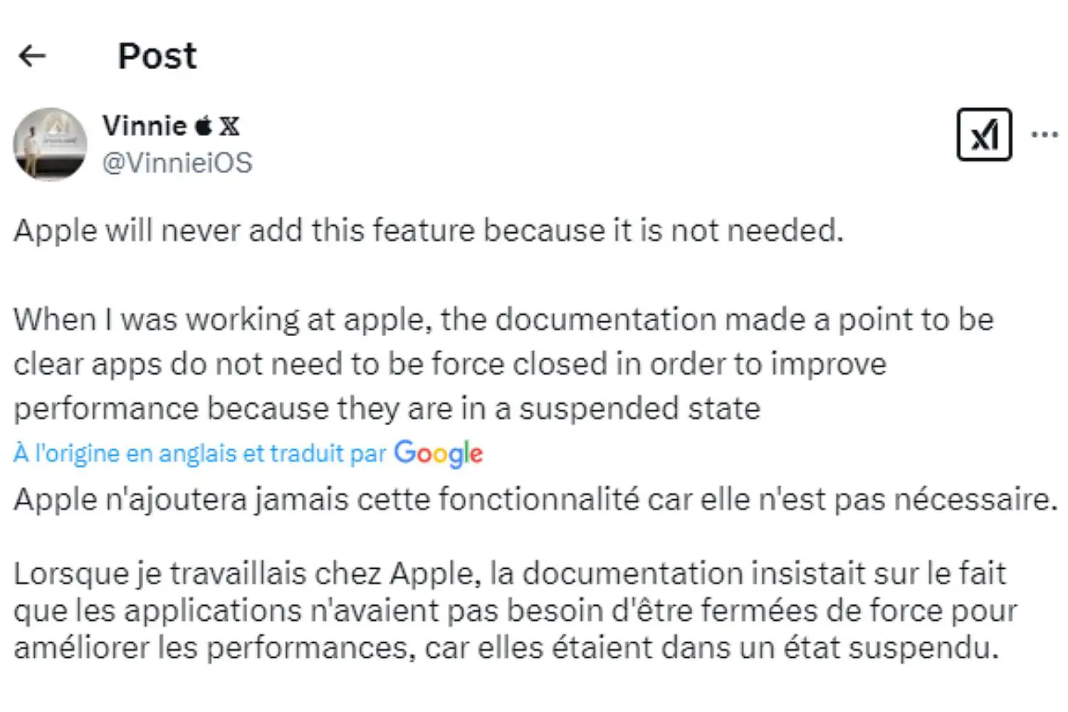 Tous les experts sont d'accord : c'est le seul moment où il est conseillé de fermer les applications iPhone 1 IMG 20250203 102645