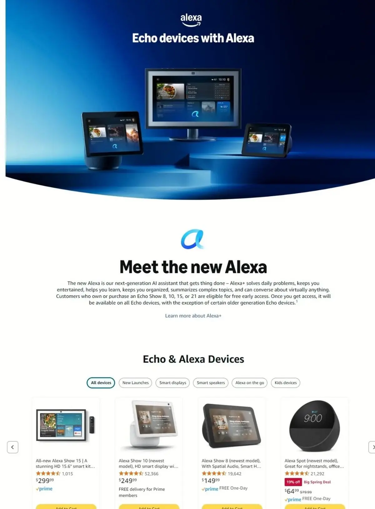 Amazon va renommer sa gamme d'appareils Echo pour alimenter Alexa 1 SMHBM3U4AVGLNJPLLVZT2BJPN4