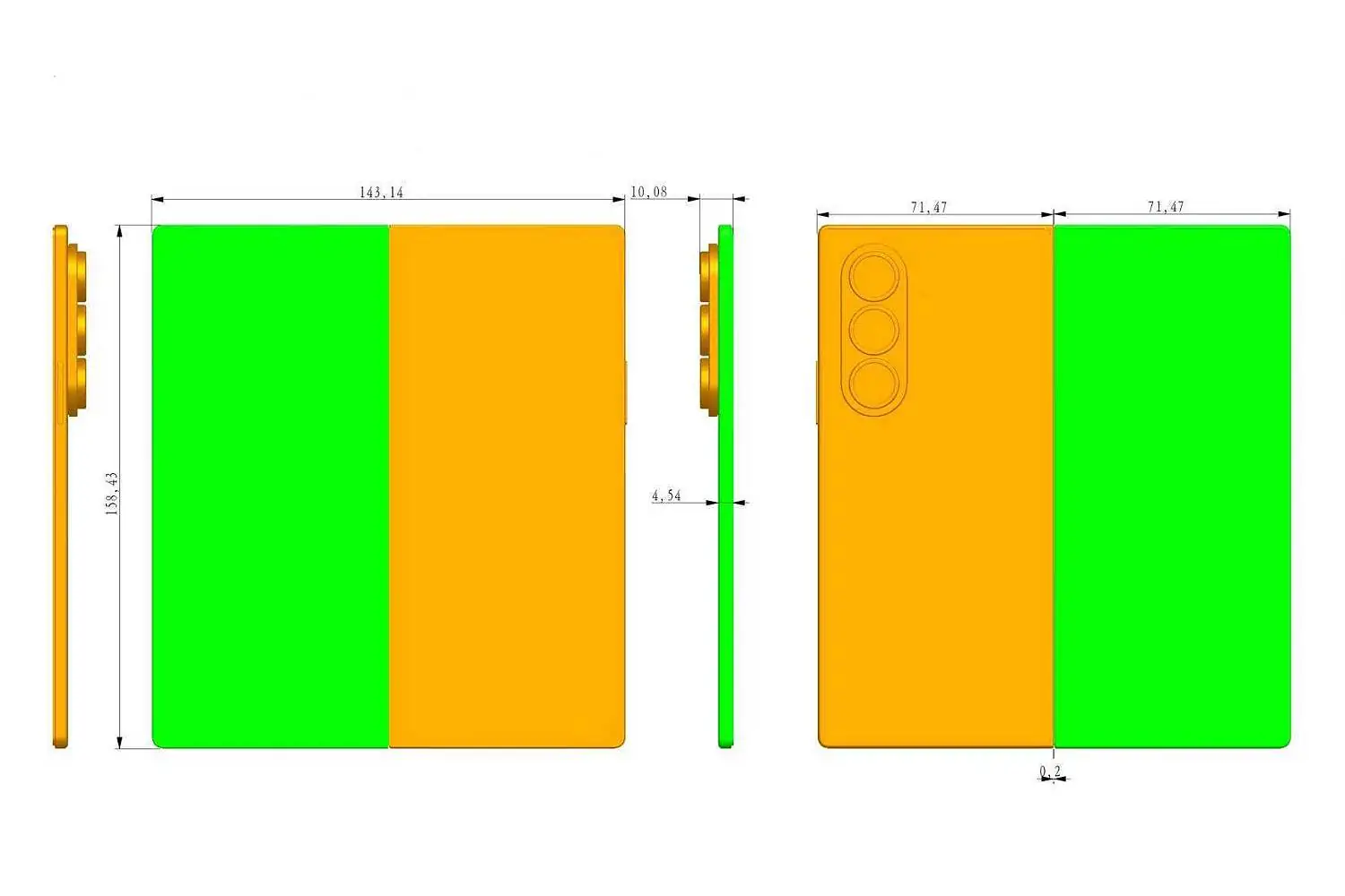 C'est probablement la finesse et les dimensions des Galaxy Z Fold 7 et Flip 7 de Samsung 1 IMG 20250521 023023
