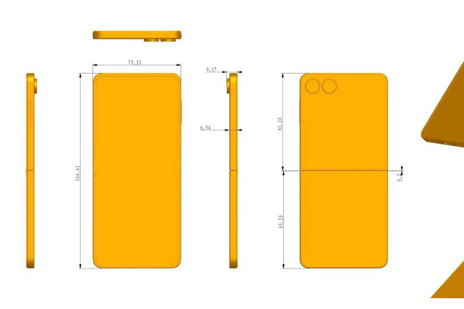C'est probablement la finesse et les dimensions des Galaxy Z Fold 7 et Flip 7 de Samsung 2 IMG 20250521 023059